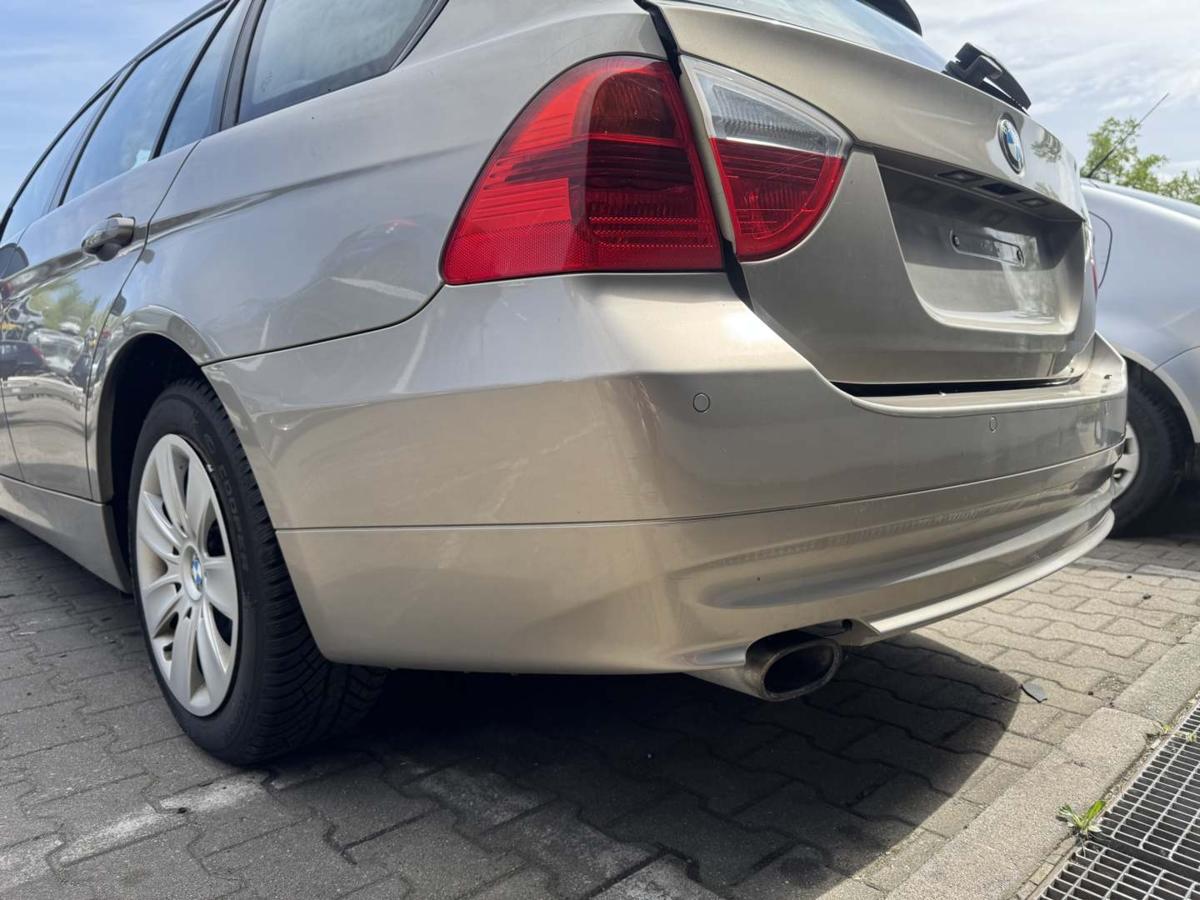 BMW 3er E91 original Sto&szlig;stange Stossf&auml;nger hinten A53 Platinbronze Kombi Bj.2008